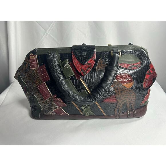 Vintage Handbags - Very Rare Vintage "Renaissance" Patchwork Purse Shoulder Bag nanny McPhee ￼